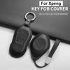 Car Key Case Cover Shell Fob for Xiaopeng Xpeng P5 P7 G3 G6 G9 G3i 2021- 2025 PU Car Key Remote Holder Keychain Accessories