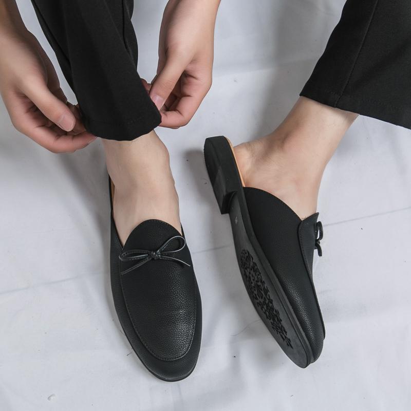 Golden Sapling Men's Slippers Summer Shoes Formal Flats Comfortable Men Sandals Casual Business Leisure Male Slippers