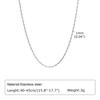 1mm Thin Chain Necklace, Women Choker Necklace, Stainless Steel Jewelry Non Tarnish