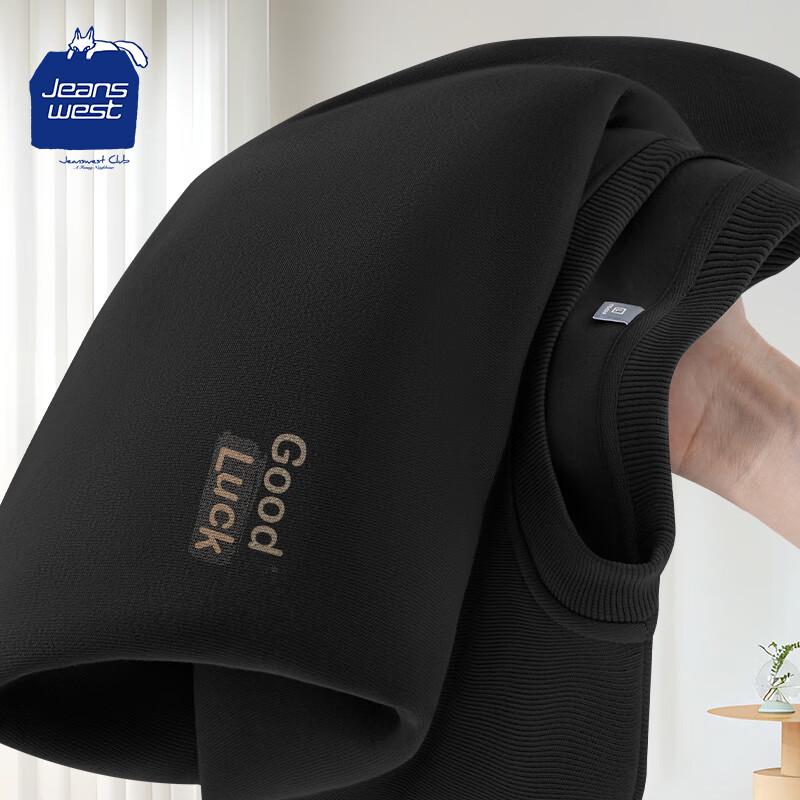 

JEANSWEST CLUB Men s Warm Graphic Pullover Sweatshirt M