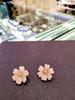 ARTRIA Cherry Blossom Shaped Rose Quartz Earrings AROERET0001PKF