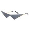 Cross-border Rimless Heart Sunglasses for Halloween and Christmas Parties