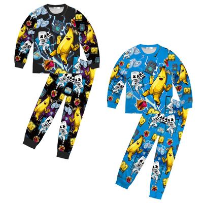 Conjunto de Pijama Infantil Fortnite Estampado de Manga Longa