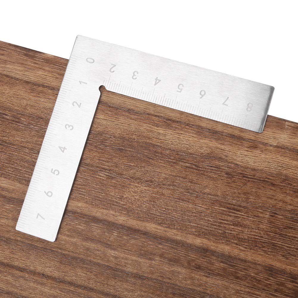 2pcs 3D Multi-Angle Measuring Ruler, 45/90 Degree Stainless Steel Woodworking Square Protractor,Drawing Line Ruler, Miter Triangle Ruler Measuring