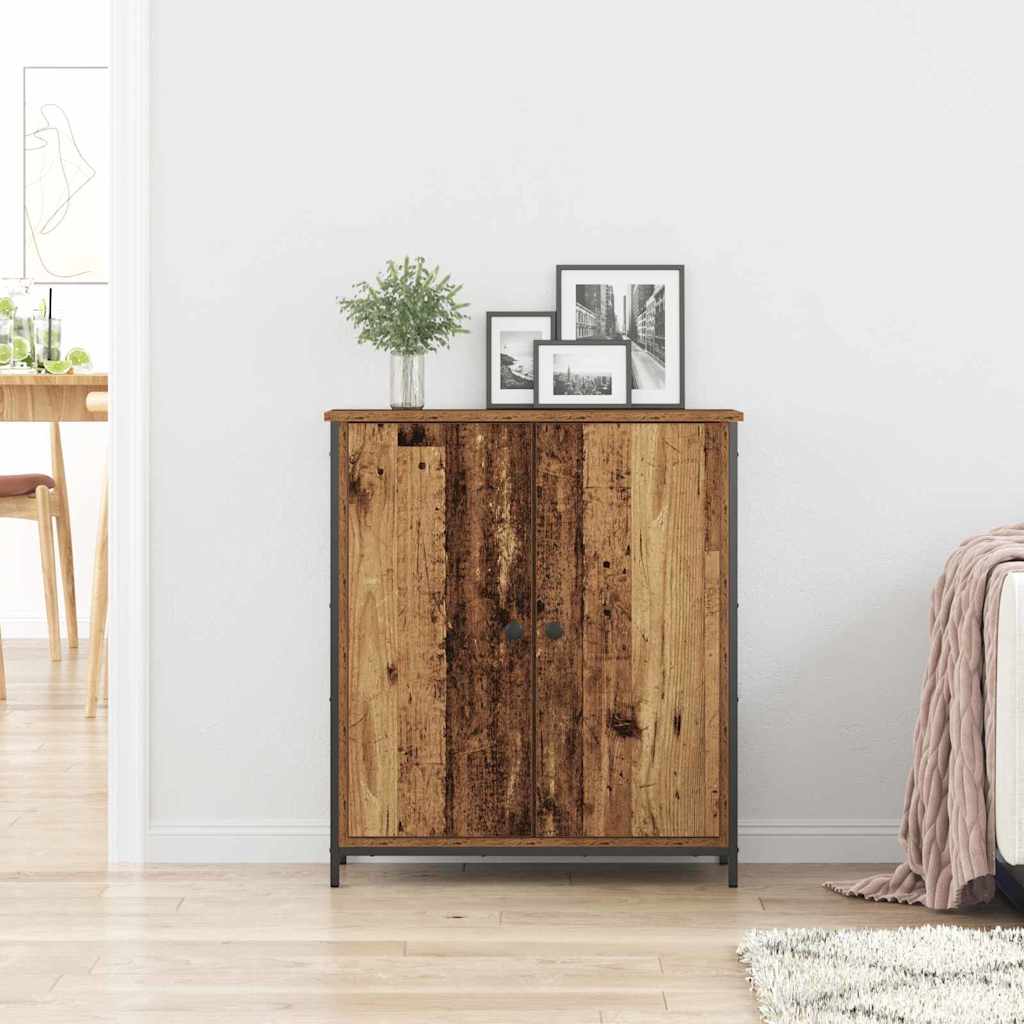 Sideboard Made of Reclaimed Wood 70 X 30 X 80 Cm Engineered Wood