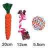 Durable Cotton Rope & Frisbee Toy Set for Small to Medium Dogs