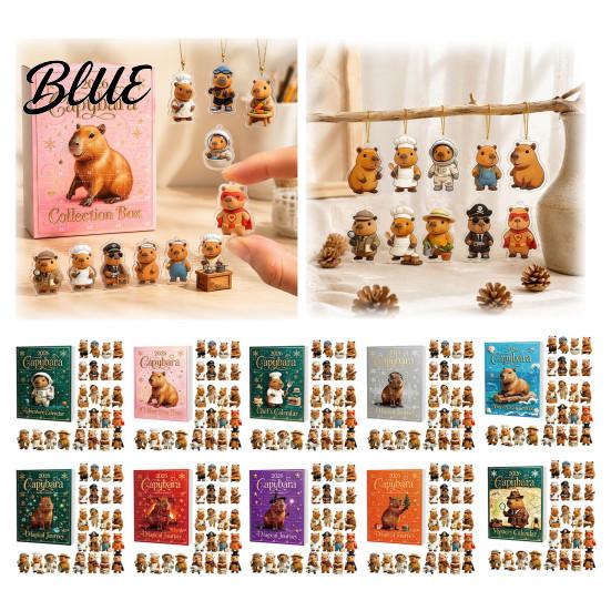 Themed Blind Box Countdown with Advent Calendars Christmas Capybara Set 2026 24 Days Novelty Gift