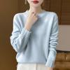 Women Sweater 100% Wool TIDENOVEL O-neck Knit Pullover Thick Winter Jumpers Female Knit Tops