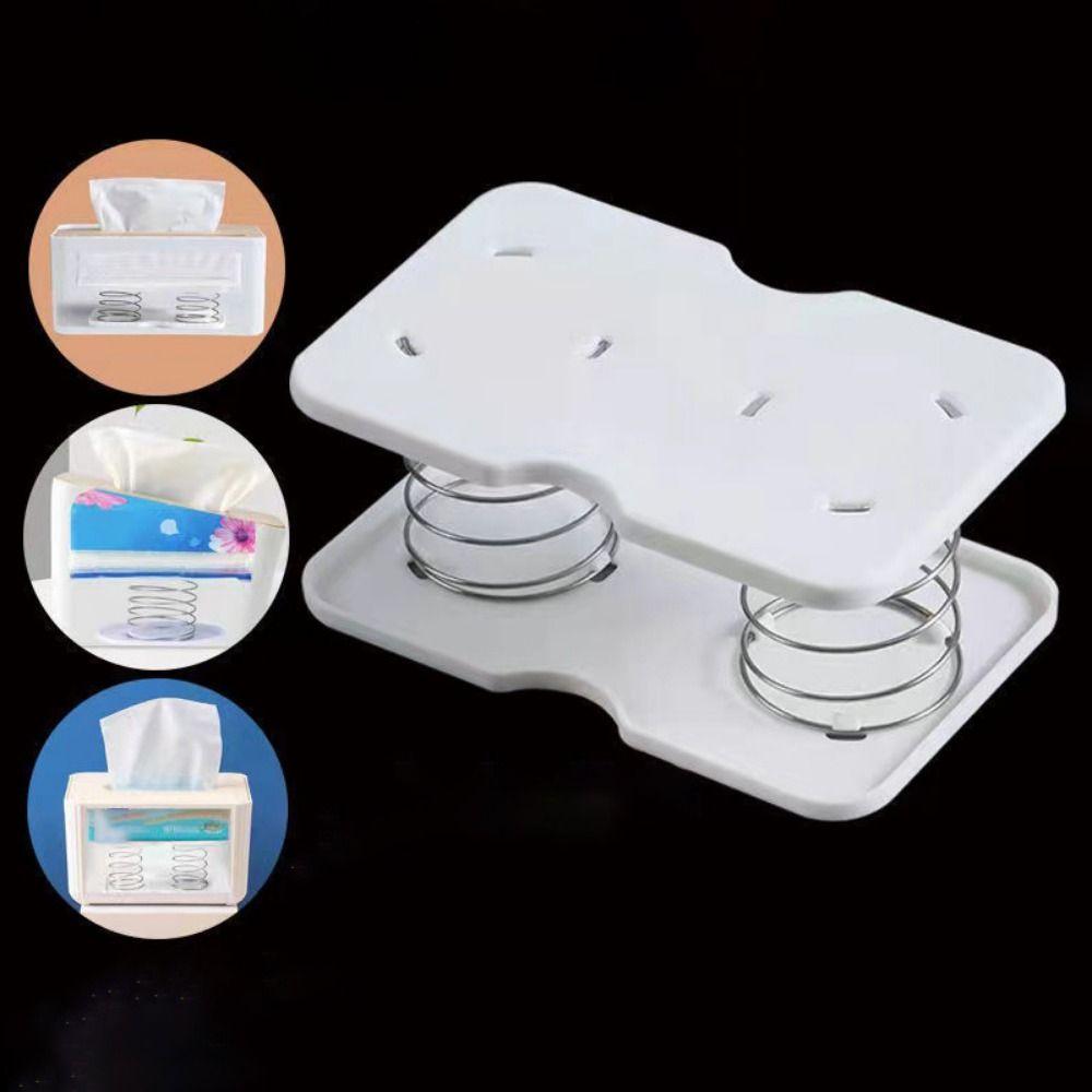 Dispenser Spring Holder Lifting Spring Bracket Tissue Box Spring Support Paper Box Bottom Support