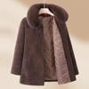 Elderly Women's Chinese Style Warm Padded Coat