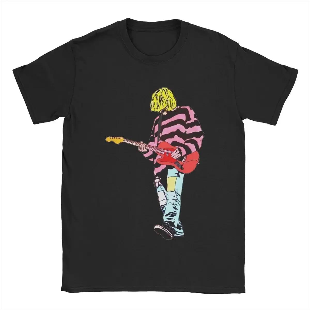 

Kurt Cobain T Shirts Stylish Versatile Men Women Harajuku Short Sleeve Fashion Cotton Vintage Oversized high quality soft tee 2XL
