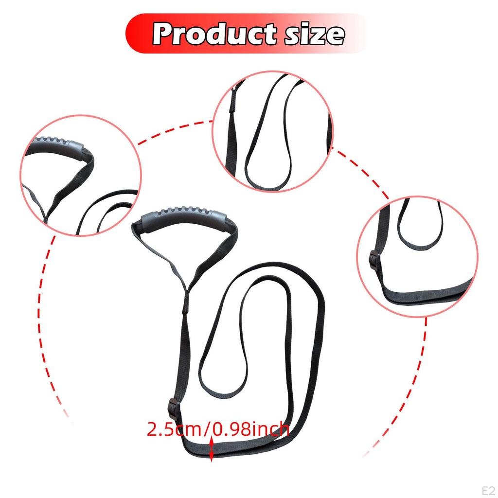 Kayak Stand Up Assist Strap,Canoe Drag Strap,Strong Handle for Kayaker Standing Aid Pull Strap