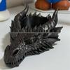 3D Printed Gothic Dark Style Faucet-Shaped Jewelry Tray for Personalized Home Decor