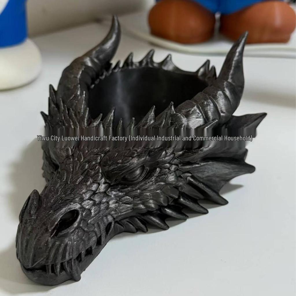 3D Printed Gothic Dark Style Faucet-Shaped Jewelry Tray for Personalized Home Decor