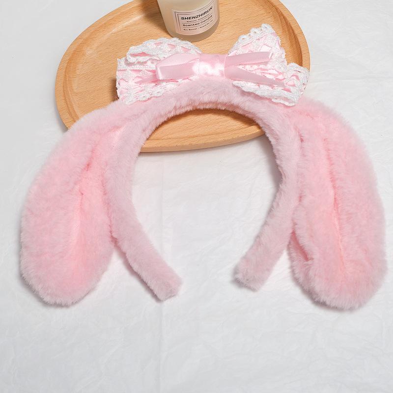 Cartoon Plush Headband: Cute Hair Accessory for Women & Kids, Perfect for Face Washing