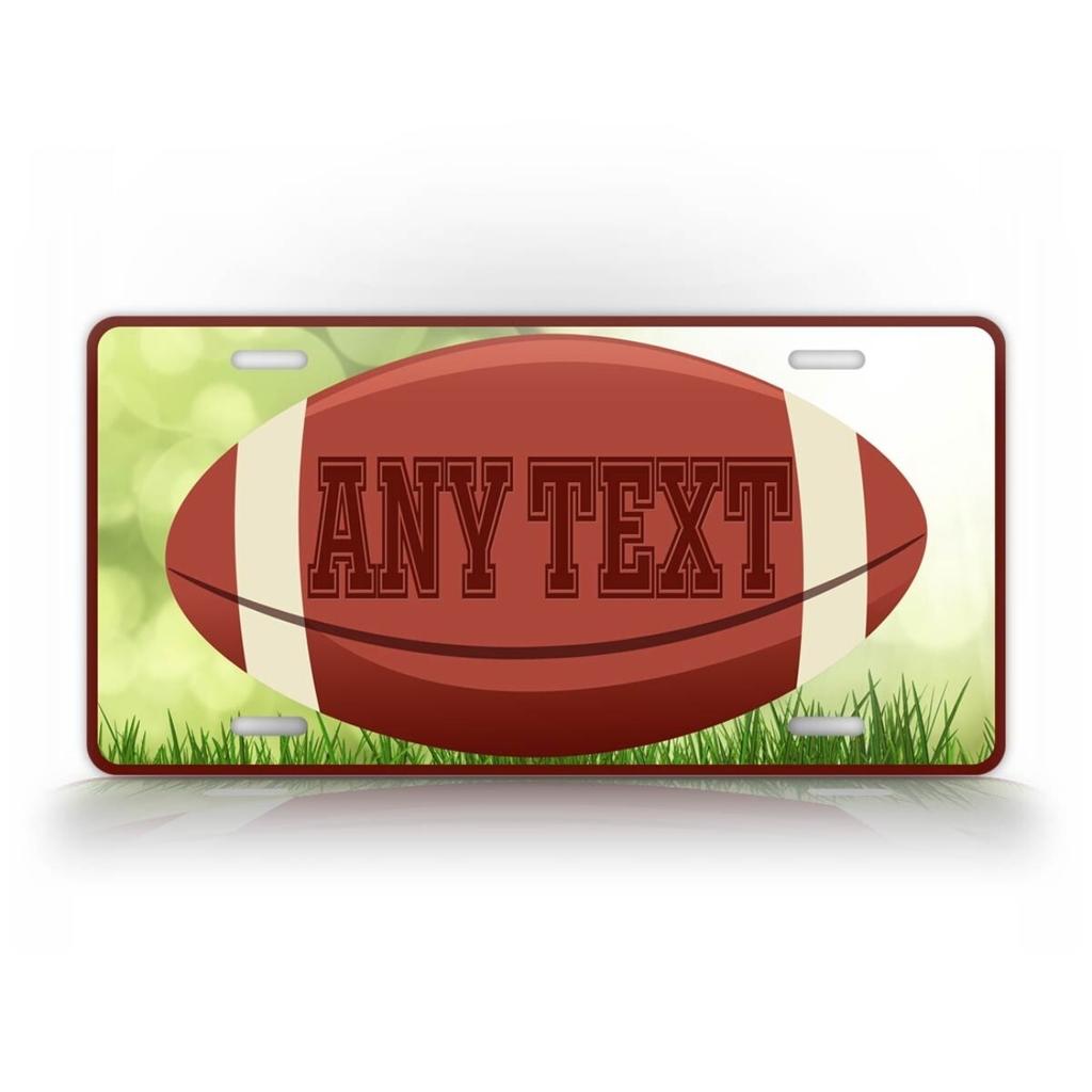 Personalized Football Tin Sign Home Wall Decor