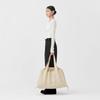 Pleatsmama Big Shoulder Bag Ivory