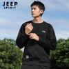JEEP SPIRIT Men's Embroidered Crewneck Sweatshirt