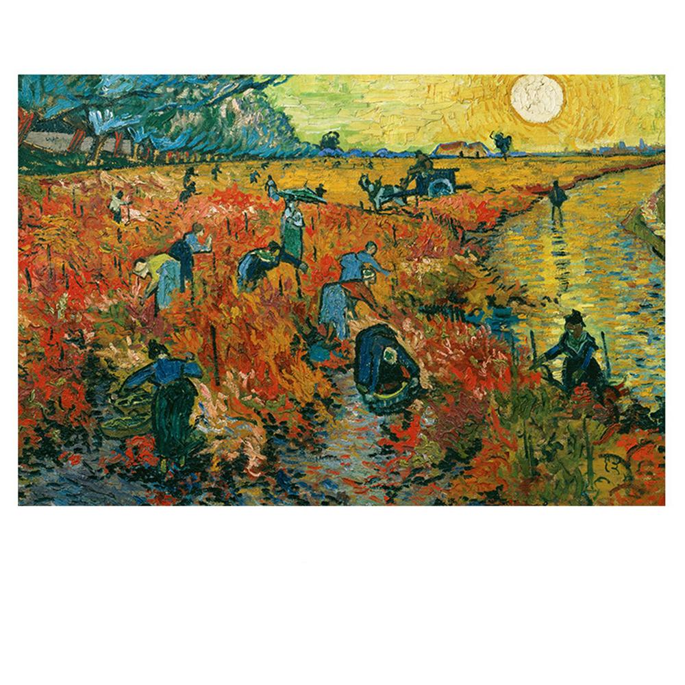 PVC Mat Placemats for Table Waterproof Dining Tableware Pad Monet Van Gogh Cup Bowl Costers Non-Slip Insulation Place Mats Set