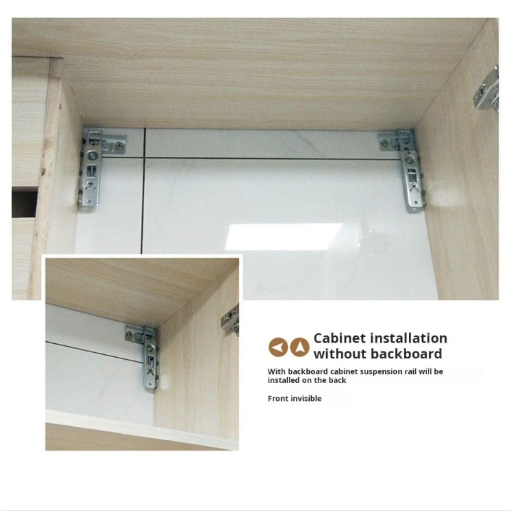 Conceal Hidden Wall Mount Hanger Adjustable Cabinet Hanging Bracket  Wall Mount Installation