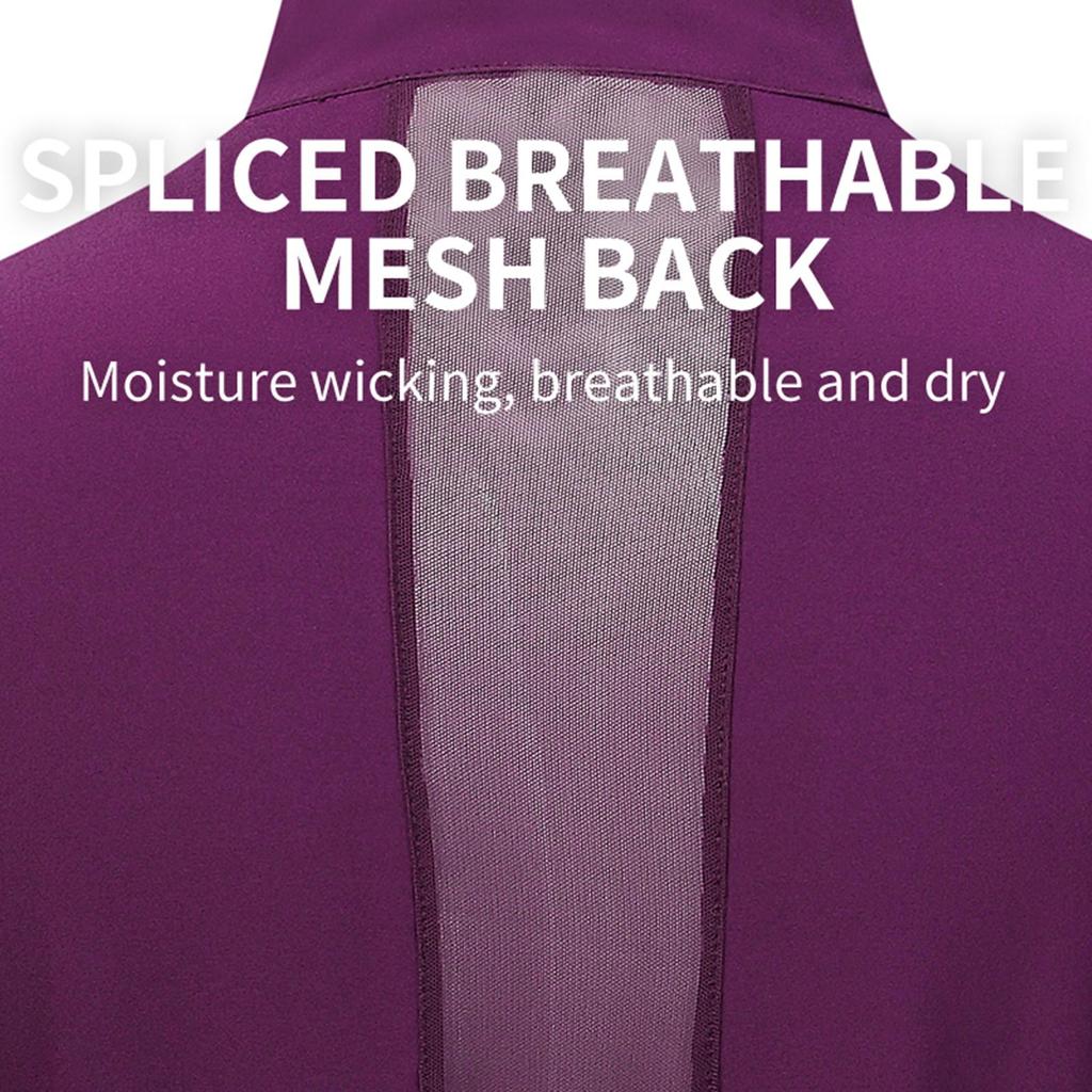 Wosawe Reflektierendes Windshirt für Herren, winddicht, YKK-Fahrradjacke mit durchgehendem Reißverschluss, Fahrradtrikots