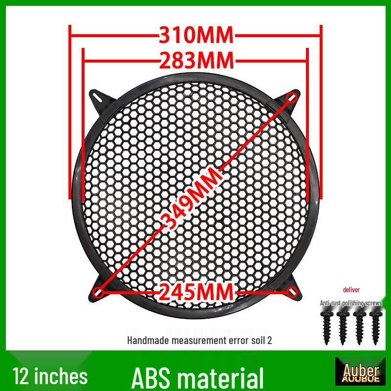 Metal Mesh Speaker Grille Dust Cover for Car Speakers (2" to 10")