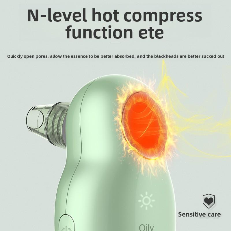 New Household Woodpecker Hot Compress Blackhead Suction Instrument To Remove Acne Acne Beauty Instrument Electric Facial Beauty Cleansing Instrument