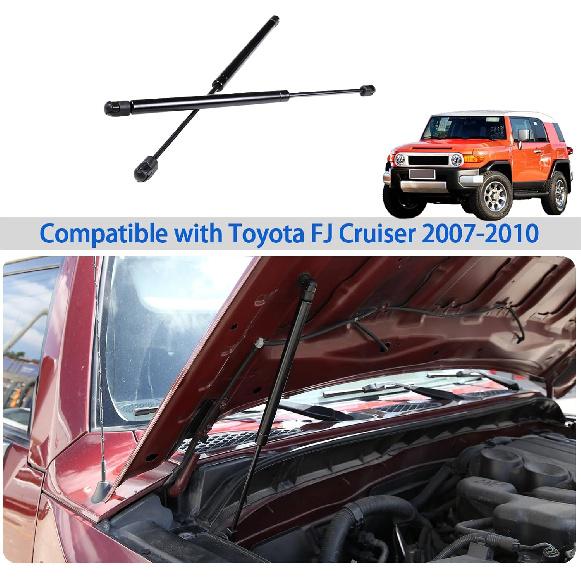 Front Hood Lift Supports Shock Struts Replacement Fit for Toyota FJ Cruiser 2007 2008 2009 2010, Car Front Hood Lift Supports Kit Assist Hydraulic