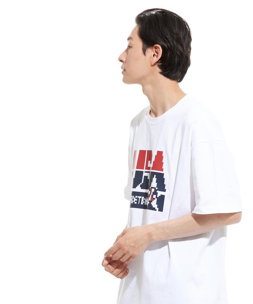 STUFF X Ju Jae-Beom Pixel Dt Heavy Short Sleeve Tee White