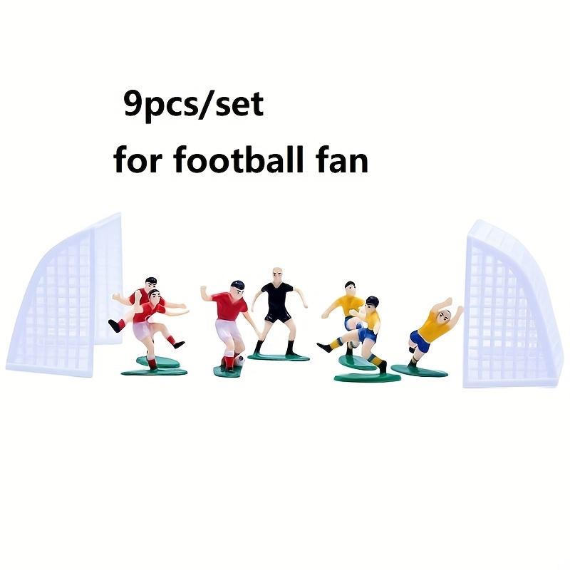 9pcs/set Football Boy Cake Decoration Soccer Field Players Doll