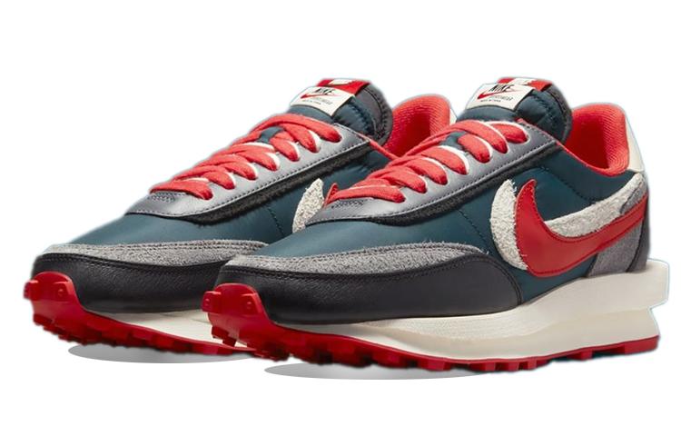 Nike X Sacai X Undercover LDWaffle 'Midnight Spruce University Red' DJ4877-300