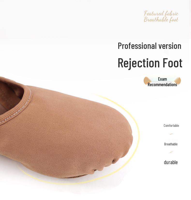 Women's Soft Sole Dance Shoes - Classical Chinese Ballet Practice Shoes for Children and Adults