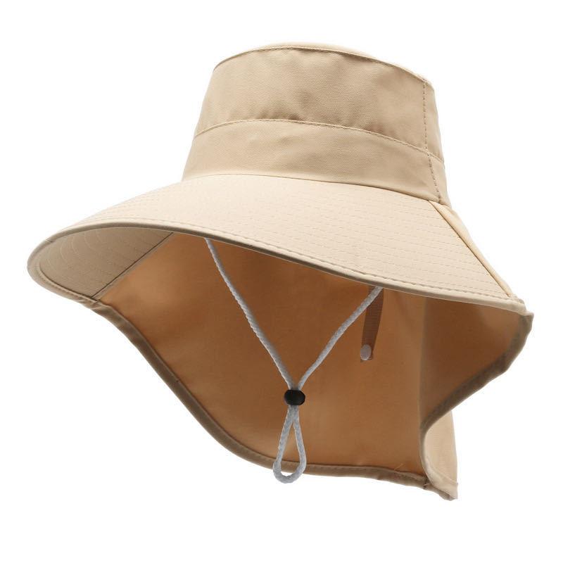 Summer Sun Hat, Women's UV Protection Tea Picking Hat, Big Brim Sun Hat, Face Cover, Outdoor Cycling Sun Protection Hat
