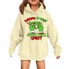 Children's Fashionable Casual Long-sleeved Loose Christmas Print Pullover Hooded Sweatshirt