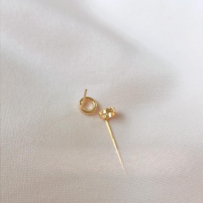 Stud Earrings Women's Circle Earrings Niche Design Round Earrings