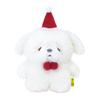 Sunlemon Fuwafuwa Tatton Santa Dog Plush Toy White 14x18x7cm Animal Stuffed Toy