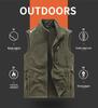 2024 Men's Autumn Fleece Vest Outdoor Sports Hoodie Jacket