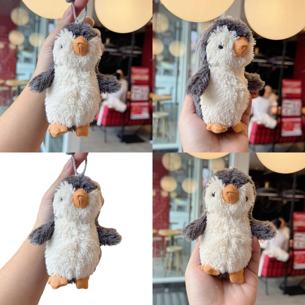 Peanut Penguin Plush Keychain With Charm And Soft Short Plush For Bag Decor