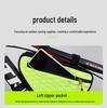 1.7L Nylon Bike Triangle Top Tube Bag for Mountain & Road Cycling
