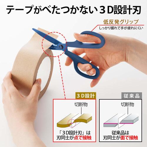 Plus Scissors, Dirt and Rust Resistant, Fit Cut Curve, Premium Titanium, Non-stick, 30 degrees, Processed to maintain sharpness, Paper box packaging,