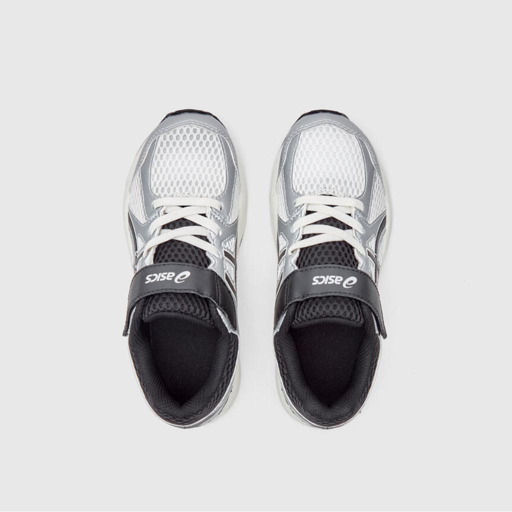 Asics Contend Jog PS Comfortable Versatile Physical Test Low Top Kids Running Shoes Kids Running Shoes White Black 1014A356-104