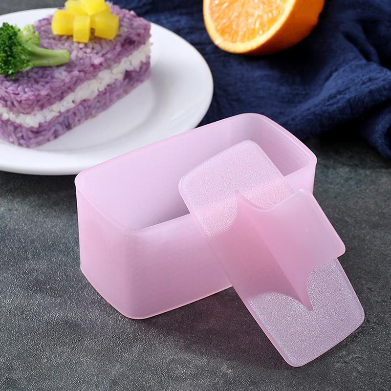 Rectangular Multi Layer Sushi Making Mold Onigiri Rice Ball Kitchen Bento Accessories DIY Rice Mold Cooking Baking Tools