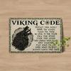 Viking Metal Wall Art Tin Sign 8x12 Inch Aluminum Rustic Pub Decor Garage Man Cave