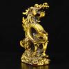 Brass Auspicious Ornament Dragon Soaring Four Seas Craft Home Living Room Office Desktop Copper Decoration