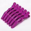 6pcs Plastic Hair Clips Alligator Hairdressing Clamps Salon Styling Claw Clips Barber Hair Accessories less