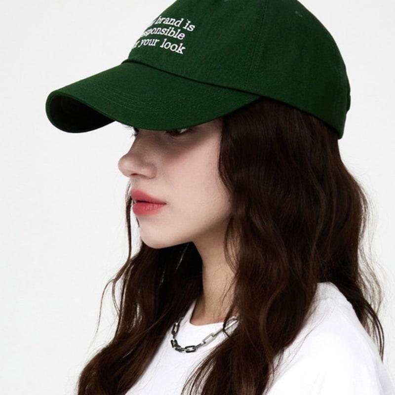 ULUK Slogan Embroidered Cotton Ball Cap (6 Colors)