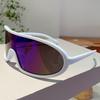 Oversized Sports Goggle  New Mirror Outdoor Cycling Protective Sunglasses Women Trendy Professional Anti-UV Shades