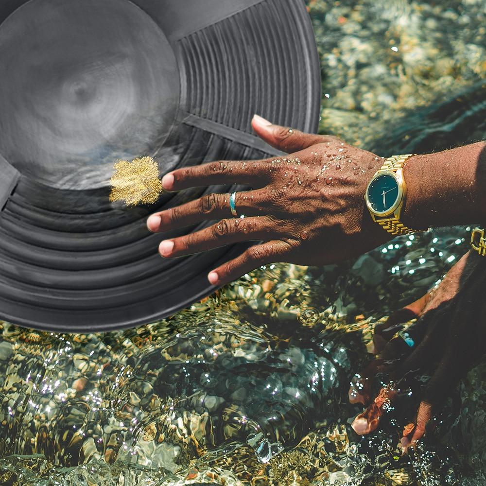 New Plastic Gold Pan Basin Nugget Mining Pan Dredging Prospecting River Tool Wash Gold Panning Equipment