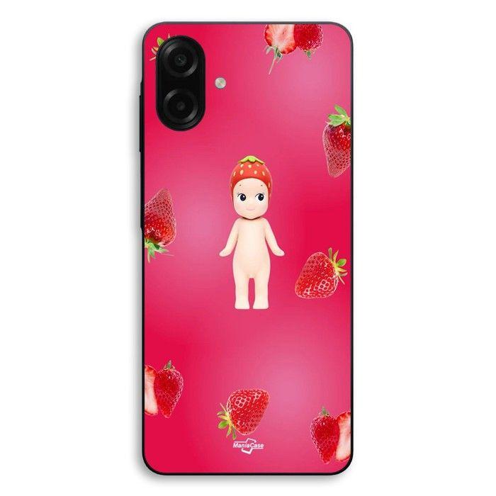Hülle Für Samsung Galaxy A08 Sonny Angel Erdbeere Maniacase schwarz