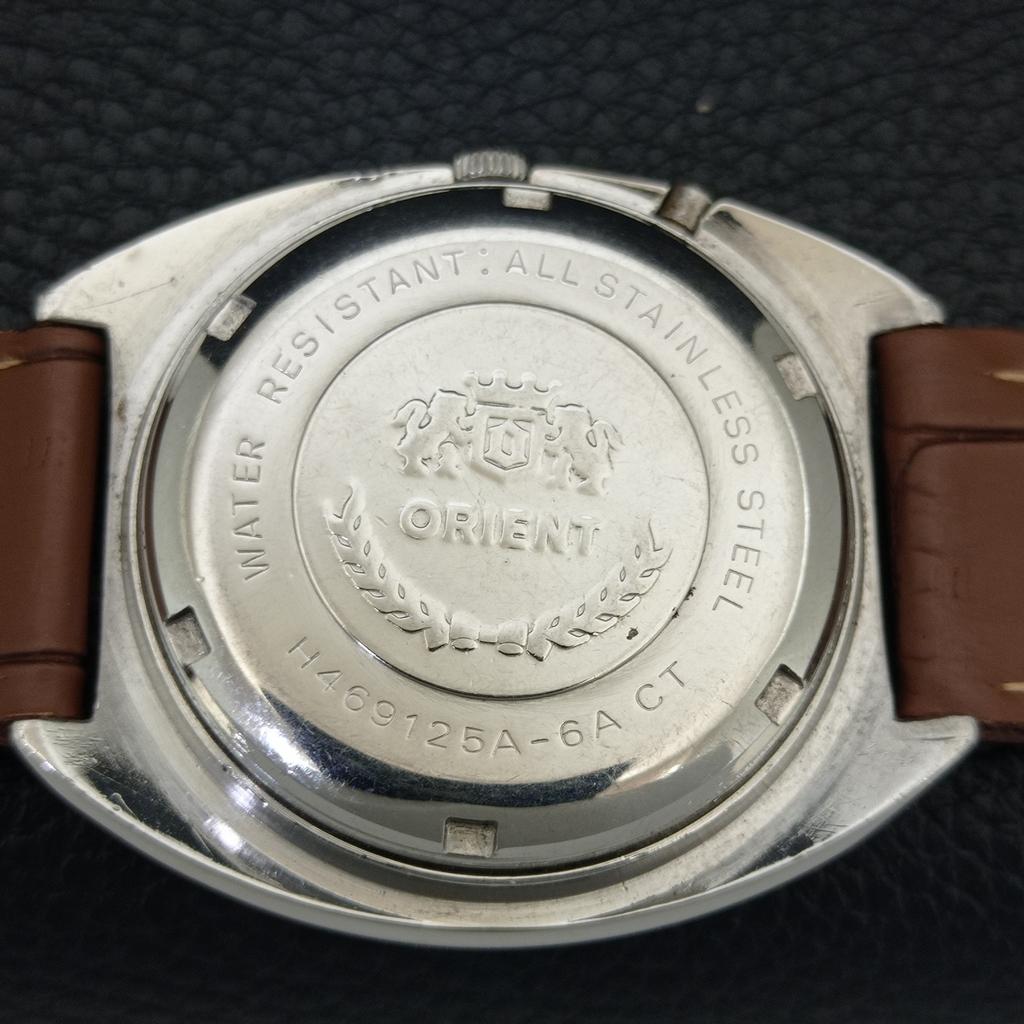 AUTOMATIC 46941 VINTAGE ORIENT JAPAN MENS ORIGINAL DIAL WATCH a704952-1